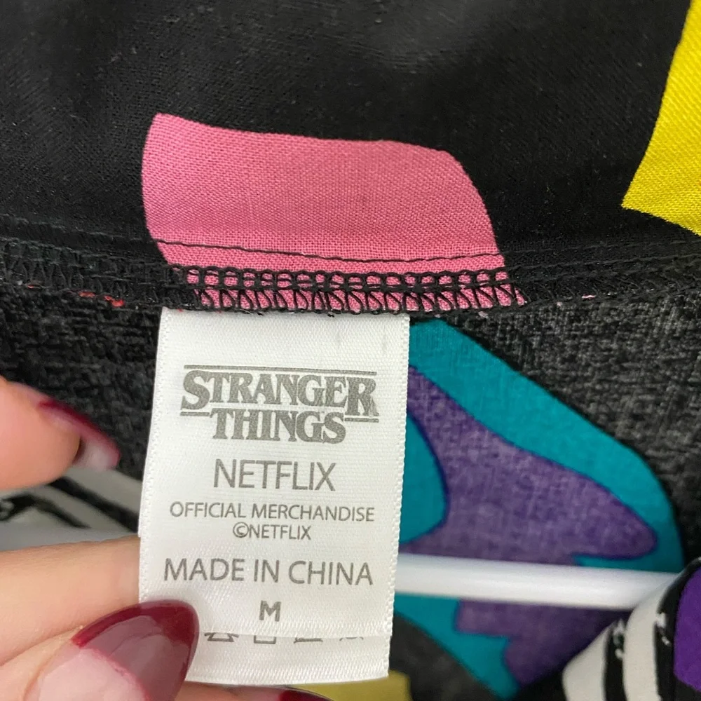 80's vibe multi color romper with collar size M - Picture 2 of 5